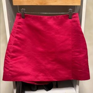 Zara Vibrant Red Mini Skirt